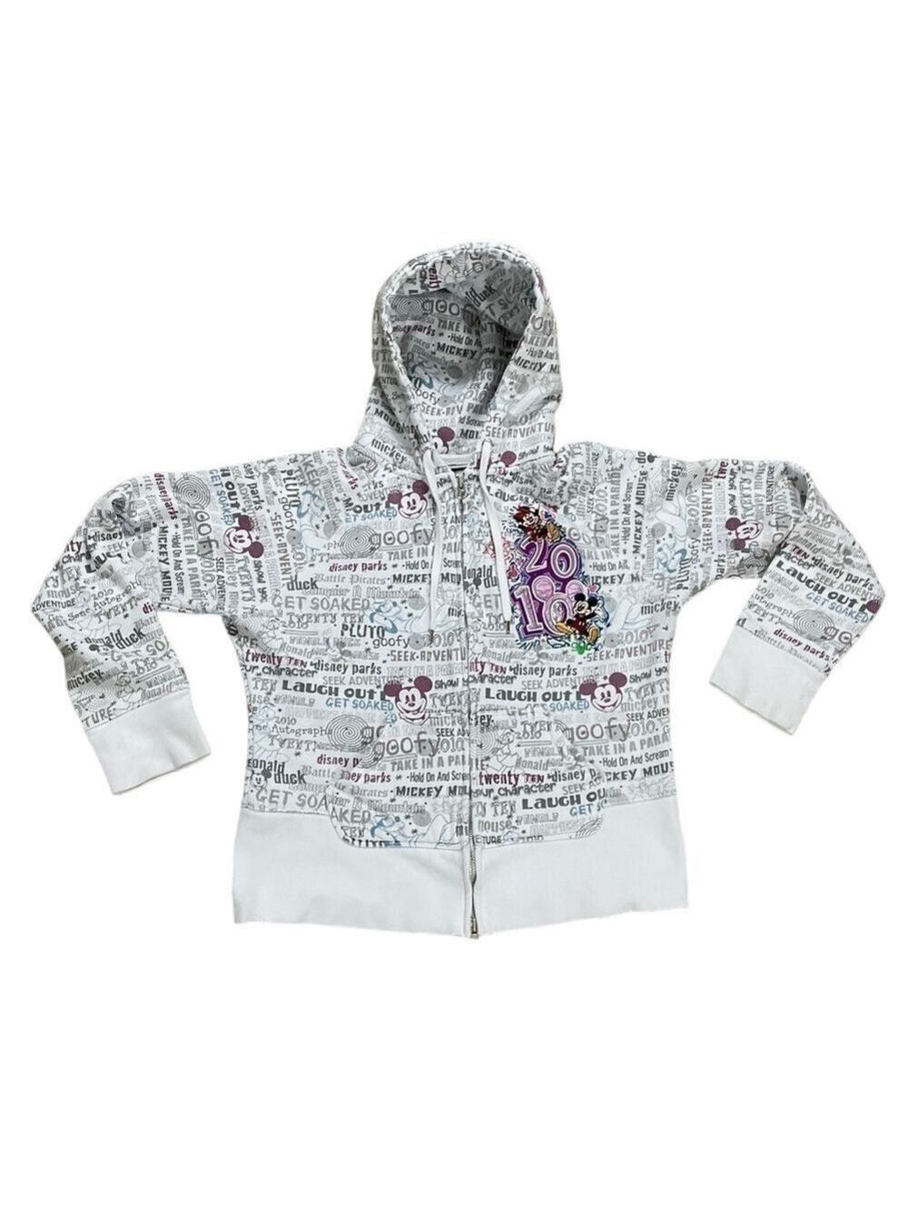 Walt Disney World DisneyLand Resort  2010 Celebration Hoodie size Large